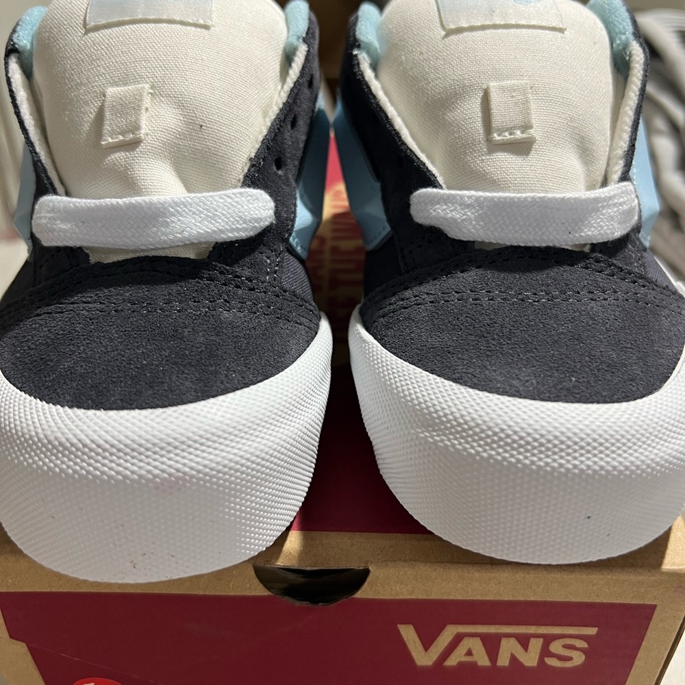 Vans Kids' Knu Skool Retro Sport Grey/Blue